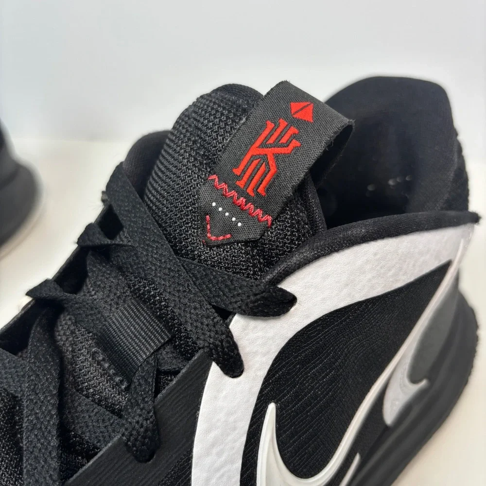 Nike Kyrie Flytrap 5 Mens 10.5 Black White Red Basketball Shoes DJ6012-001